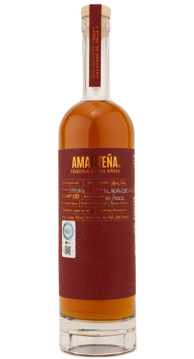 Amatiteña Tequila Extra Añejo, the bottle reviewed