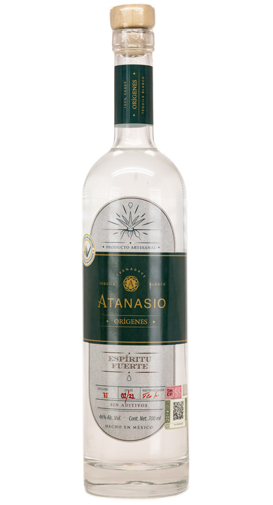 Atanasio Orígenes Blanco Espíritu Fuerte, the bottle reviewed