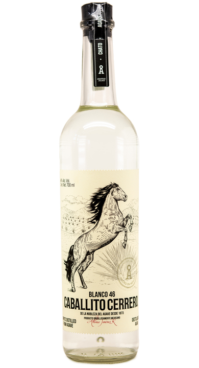 El Caballito Cerrero Caballito Cerrero Chato Blanco 46, the bottle reviewed