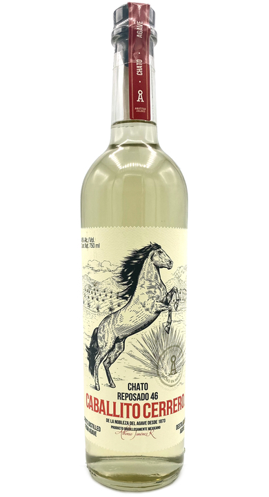 El Caballito Cerrero Caballito Cerrero Chato Reposado 46, the bottle reviewed