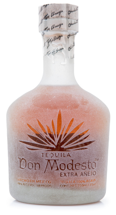 Don Modesto Extra Añejo, the bottle reviewed