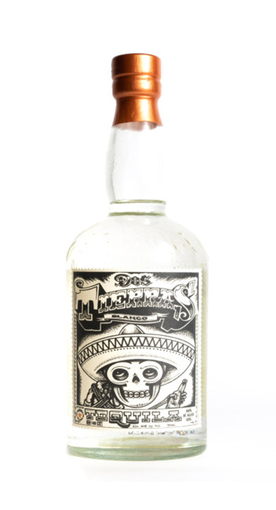 Dos Tierras Blanco, the bottle reviewed