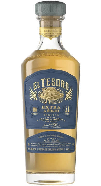 El Tesoro de Don Felipe Extra Añejo, the bottle reviewed