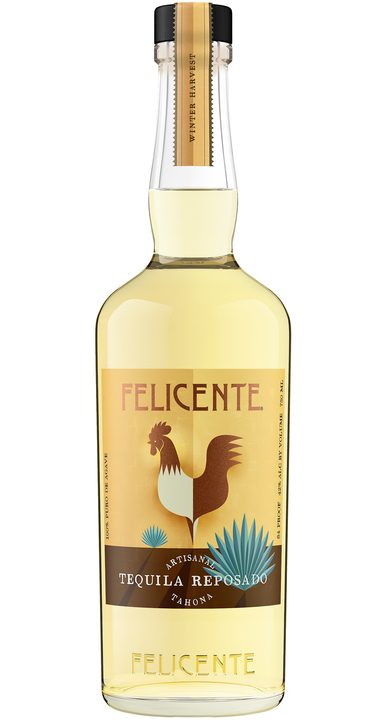 Felicente Tequila Reposado, the bottle reviewed