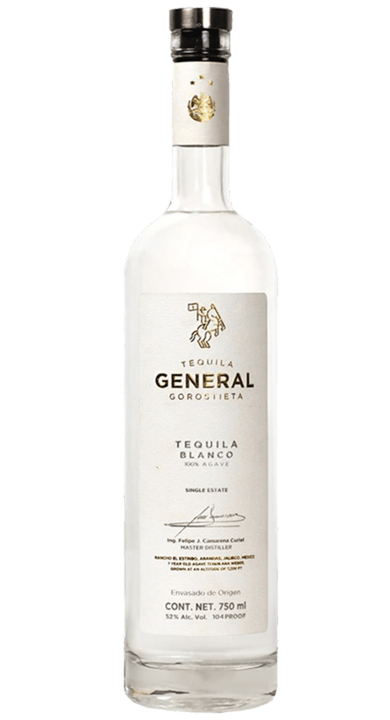 Tequila General Gorostieta General Gorostieta Blanco High Proof, the bottle reviewed