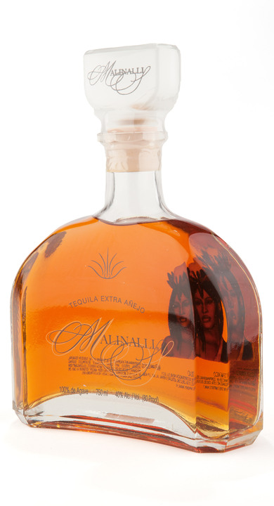 Malinalli Extra Añejo Tequila, the bottle reviewed