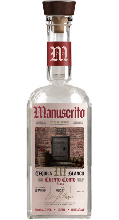 Manuscrito Cuento Corto: Special Blend Rested Blanco, the bottle reviewed