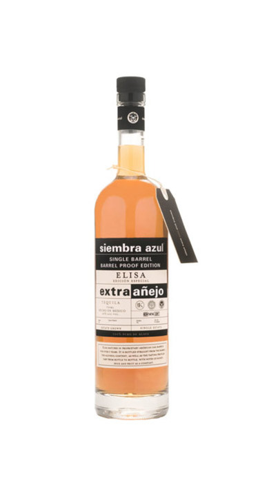 Siembra Azul Elisa Extra Añejo, the bottle reviewed
