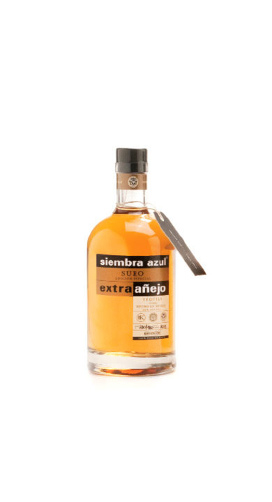 Siembra Azul Suro Extra Añejo, the bottle reviewed