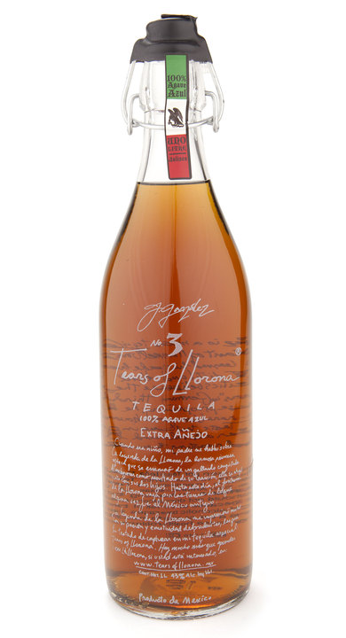 Tears of Llorona Extra Añejo, the bottle reviewed