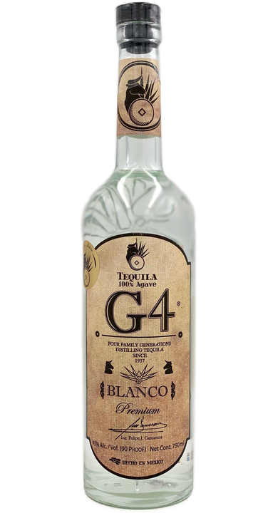 Tequila G4 Blanco Madera (Lot 02), the bottle reviewed