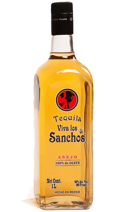 Viva Los Sanchos Añejo, the bottle reviewed