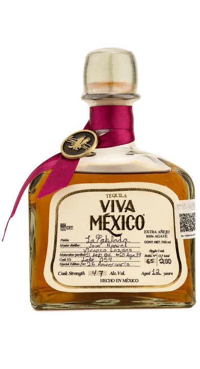 Viva México Mexico 25th Anniversary Extra Añejo, the bottle reviewed