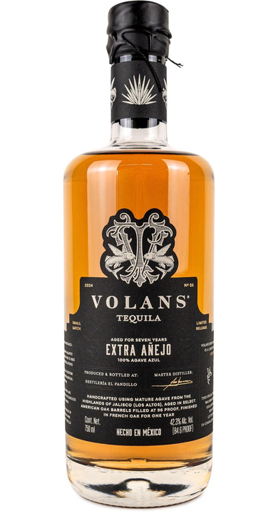 Volans 7 Year Extra Añejo, the bottle reviewed