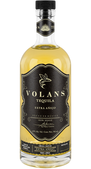 Volans Extra Añejo, the bottle reviewed