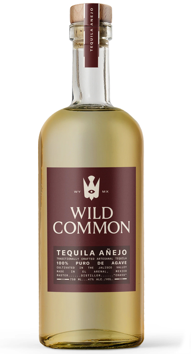 Wild Common Tequila Añejo, the bottle reviewed