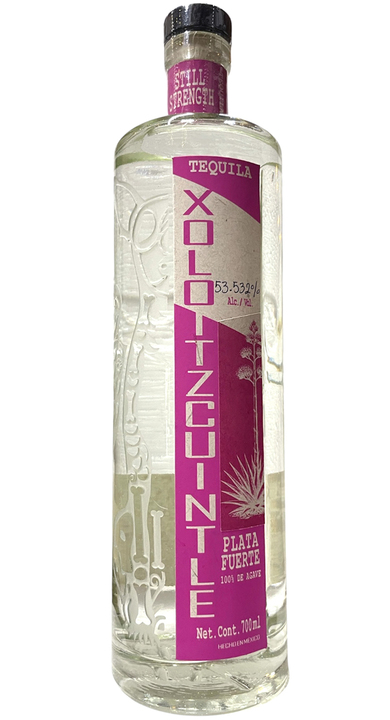 Tequila Xoloitzcuintle Xoloitzcuintle Tequila Still Strength "QUIOTE", the bottle reviewed