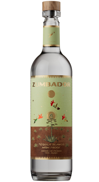Zumbador Blanco High Proof, the bottle reviewed